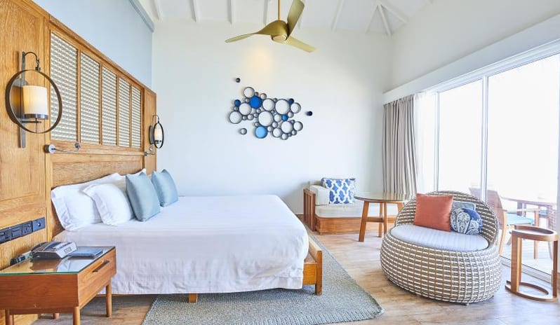 Centara Grand Island Maldives - Family Overwater Villa with Kids Bedroom - Master Bedroom